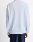 Vince - V108379702 - Pullover V Kaschmir Seide - Himmelsnebel