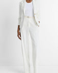 Vince - V099891559 - Blazer Leinenmix 1 Knopf - Off White