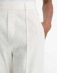 Vince - V099822208 - Hose aus Leinen-Viskose - Off-White