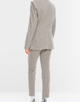 Marc Cain - XC 34.36 J47 | 182 - Blazer met ruit - SMOKE