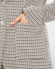 Marc Cain - XC 34.36 J47 | 182 - Blazer met ruit - SMOKE
