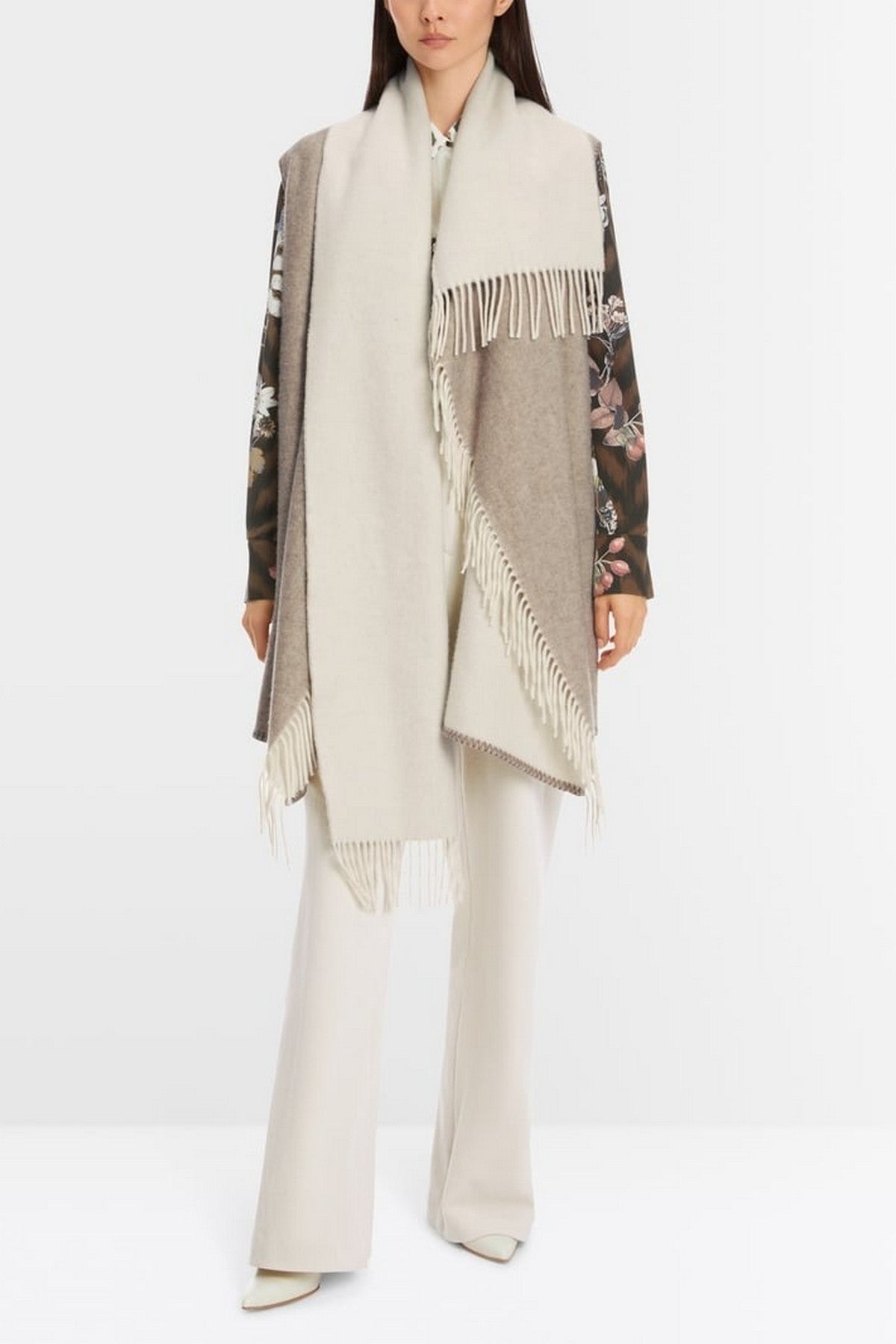 Marc Cain - XC 37.06 W01 | 620 - wikkelvest -raffia mélange