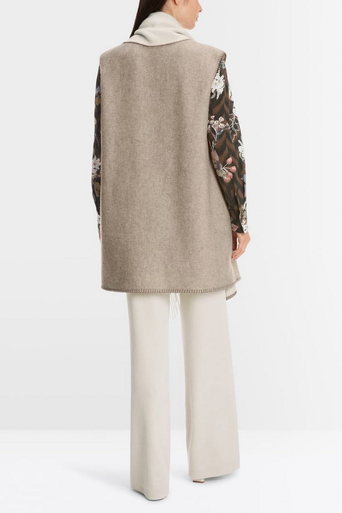 Marc Cain - XC 37.06 W01 | 620 - wikkelvest -raffia mélange