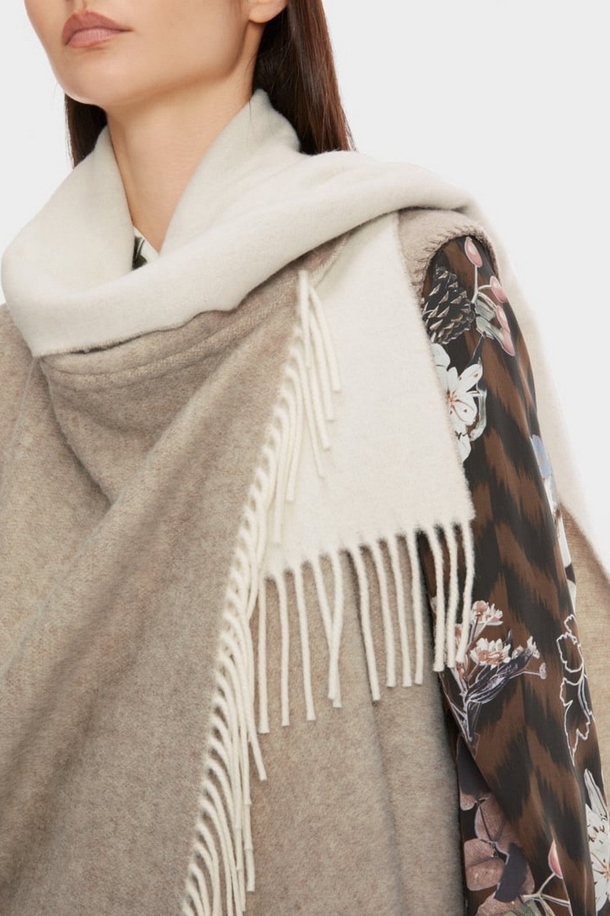 Marc Cain - XC 37.06 W01 | 620 - wikkelvest -raffia mélange
