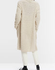 Marc Cain - XC 39.19 M05 | 182 – Cardigan aus langem Bouclé – Rauch