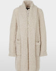 Marc Cain - XC 39.19 M05 | 182 – Cardigan aus langem Bouclé – Rauch