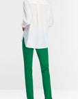Marc Cain Collections - XC 51.04 W71 | 100 - Bluse mit breiten Bündchen, weiß