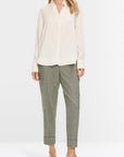 Marc Cain - XC 51.22 W08 | 112 - Bluse mit Stehkragen - helles Ecru