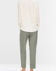 Marc Cain - XC 51.22 W08 | 112 - Bluse mit Stehkragen - helles Ecru