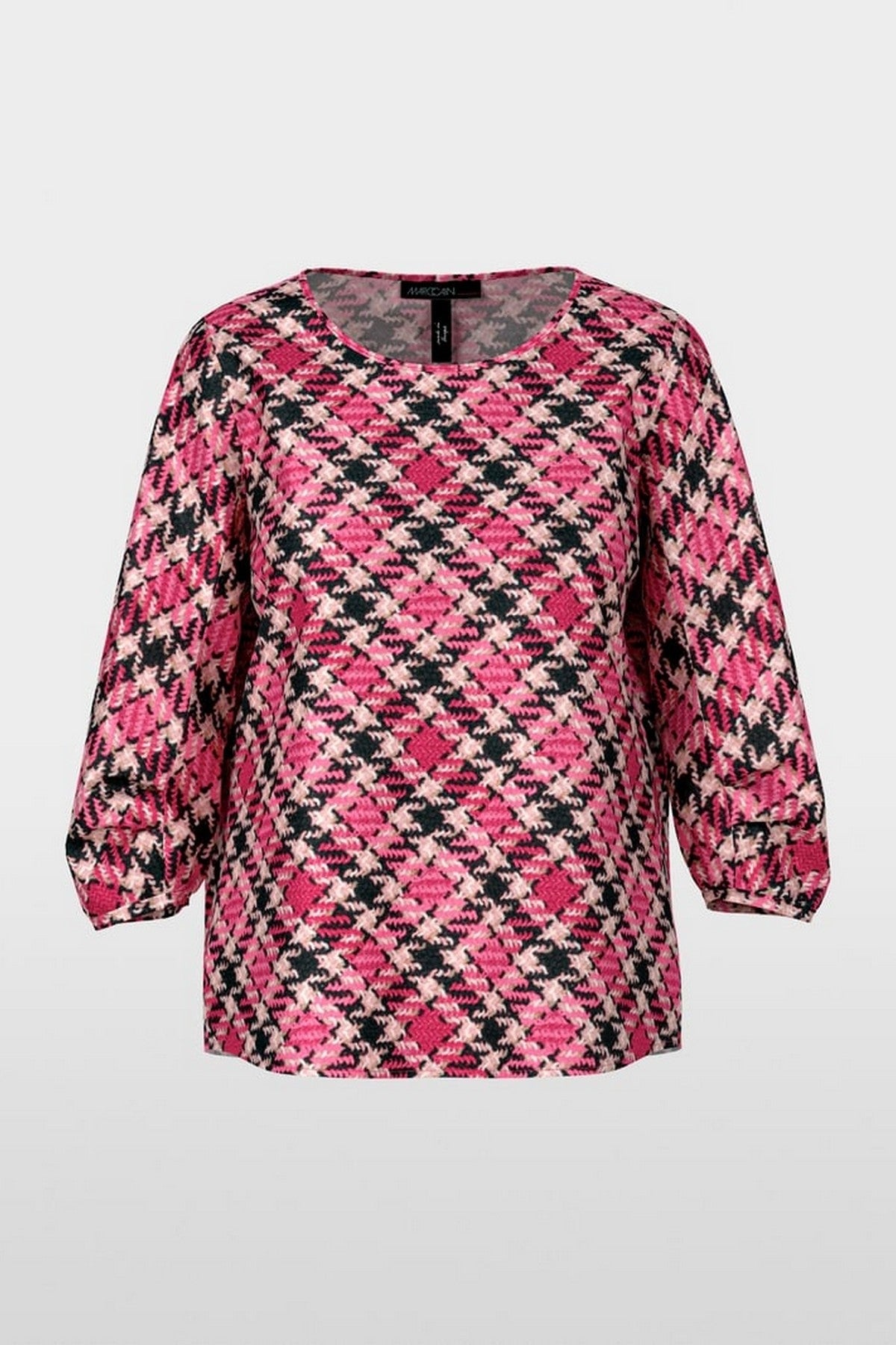 Marc Cain - XC 51.43 W79 | 244 - Shirtbloes ruitmotief - fuchsia