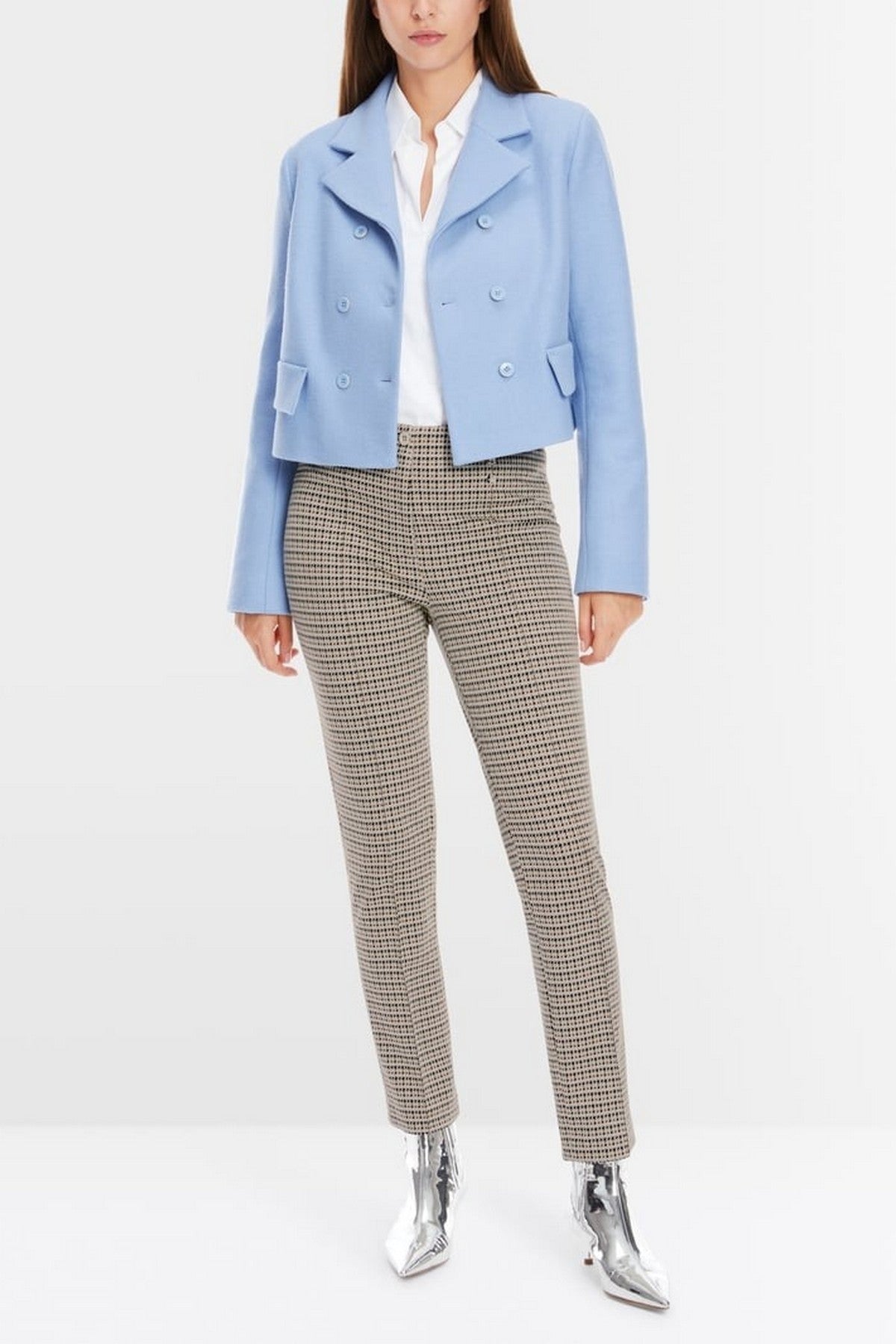 Marc Cain - XC 81.11 J47 | 182 - Broek sydney ruit - smoke