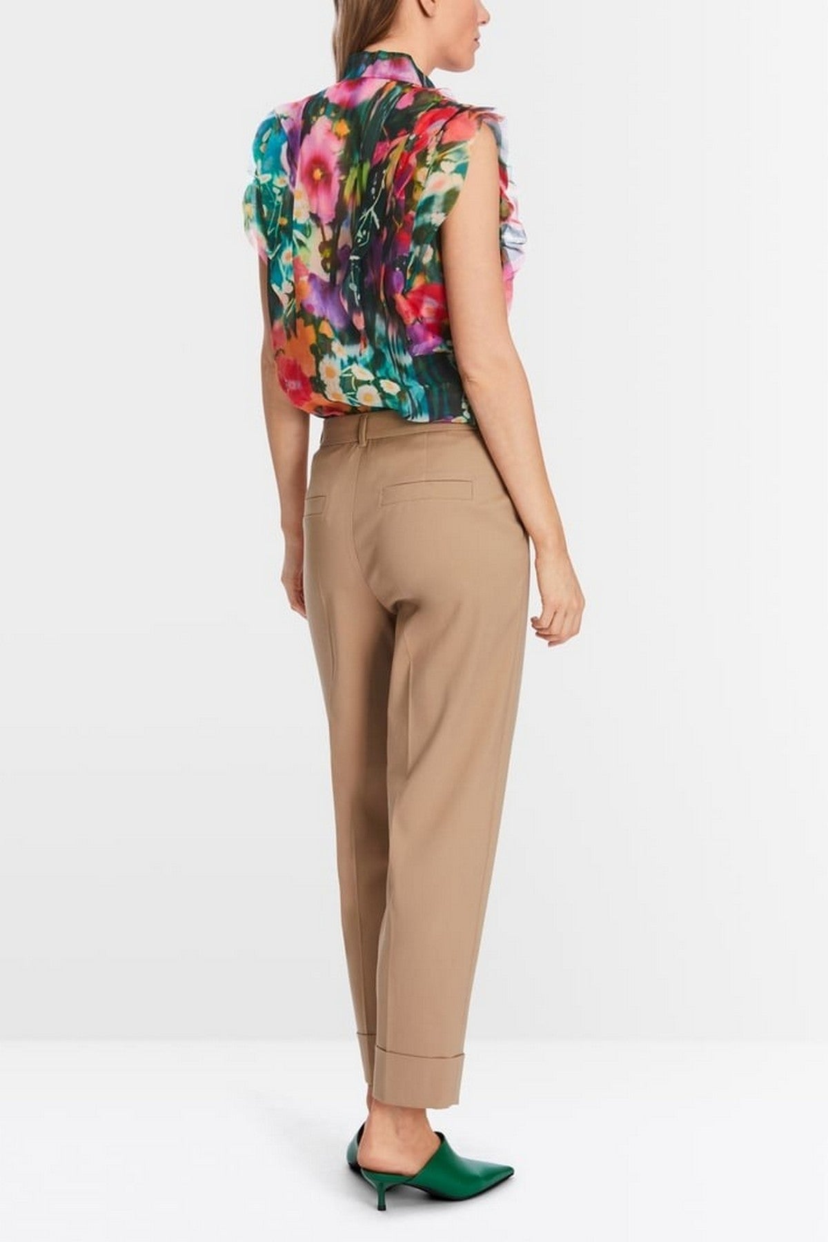 Marc Cain - XC 81.17 W06 | 618 - Broek omslag - bright toffee