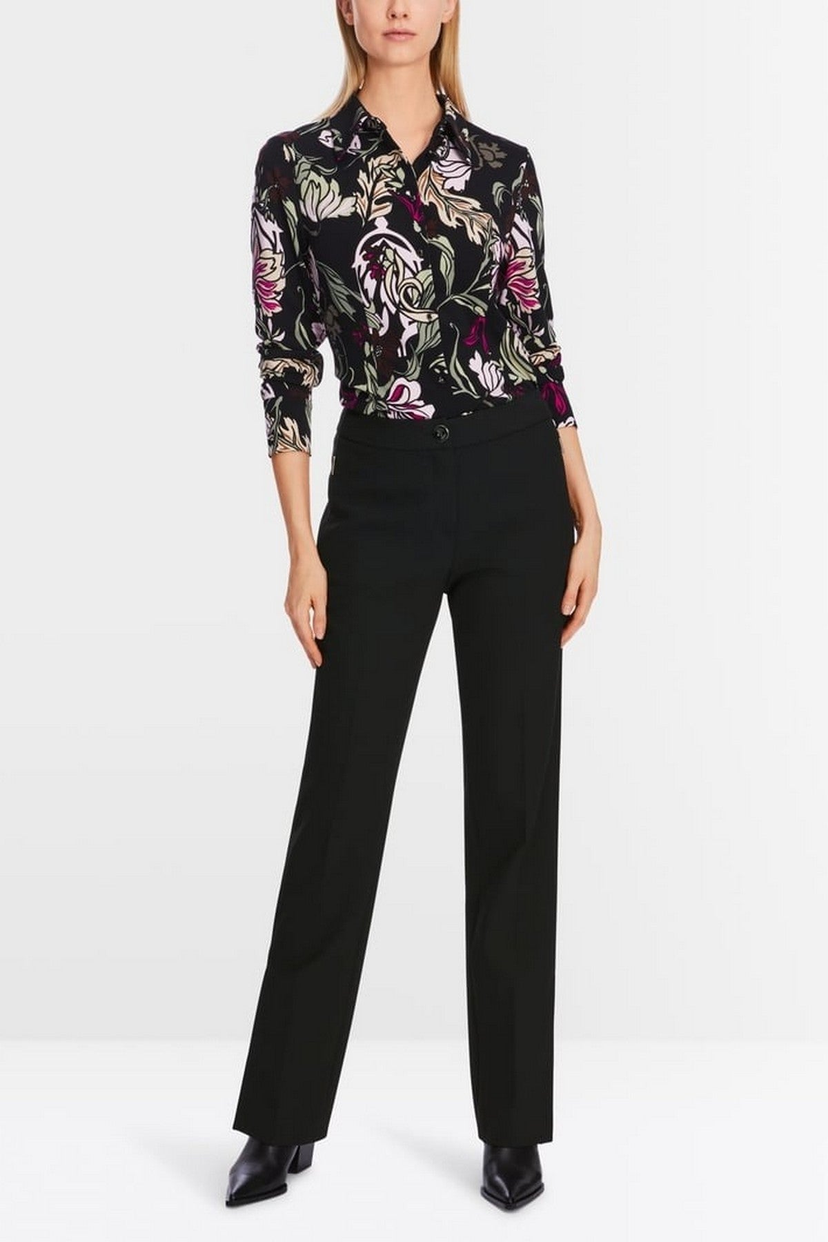 Marc Cain - XC 81.24 W22 | 900 - Broek fendou - zwart