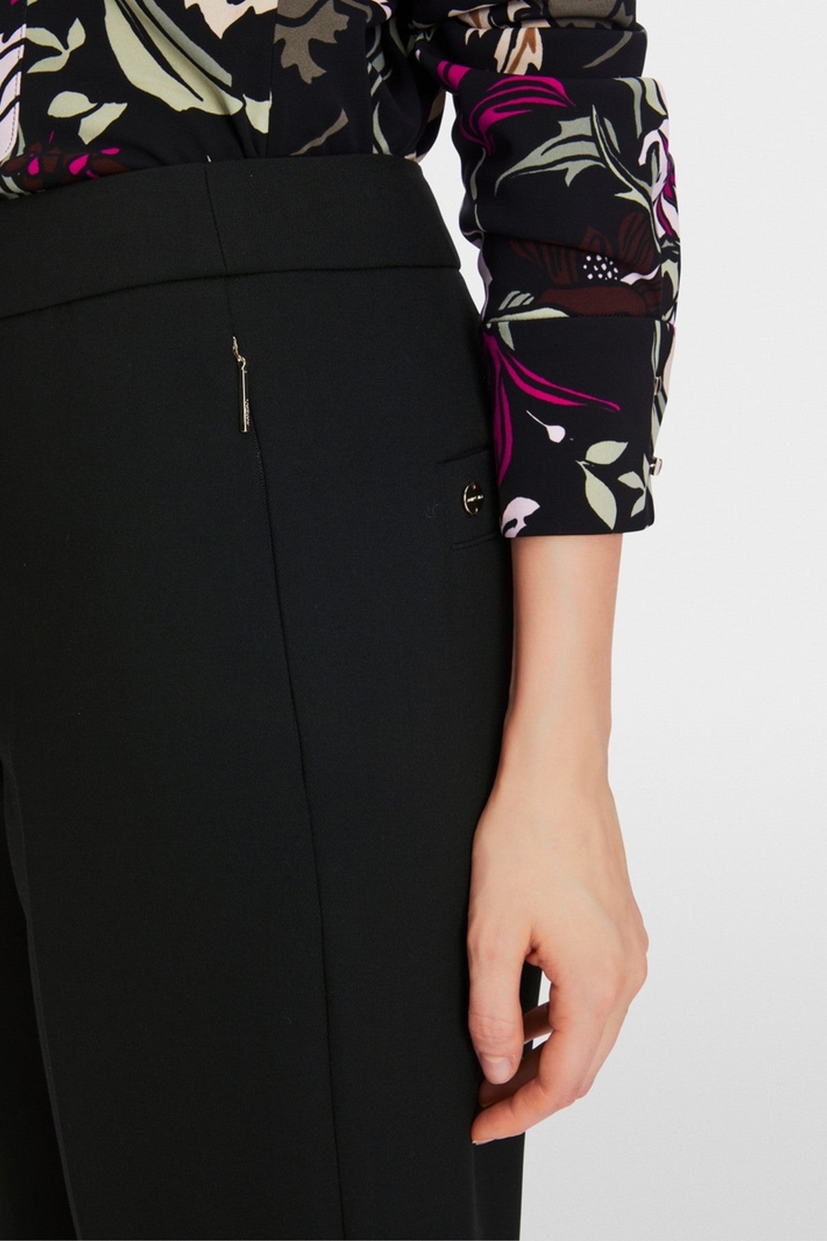 Marc Cain - XC 81.24 W22 | 900 - Broek fendou - zwart