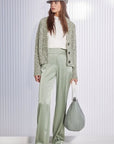 Marc Cain - XC 81.45 W15 | 503 - Weite Hose in Satin-Optik Frozen Sage