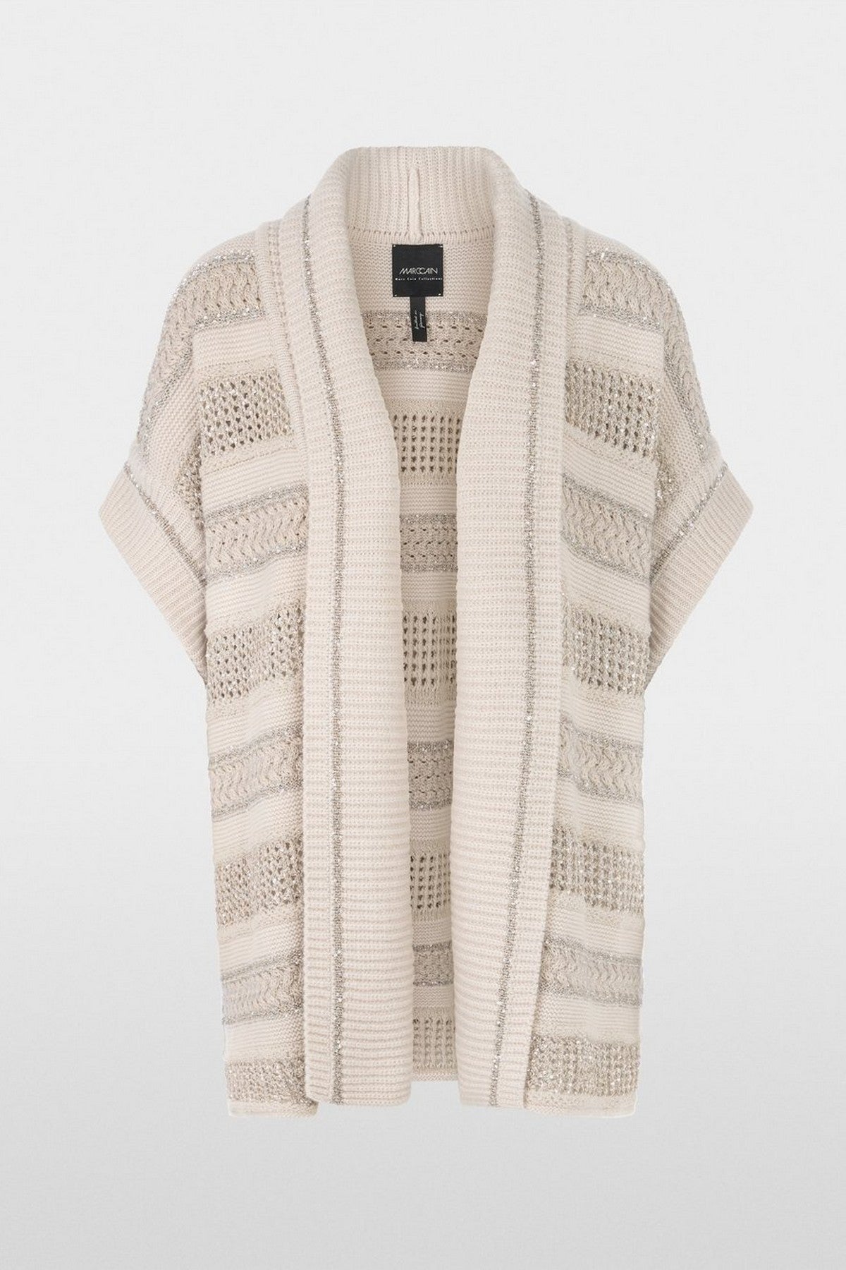 Marc Cain - YC 37.01 M09 | 129 - Gillet sjaalkraag - deep pearl
