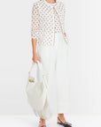 Marc Cain - YC 39.07 M24 | 110 - Gillet gepunktet - off white