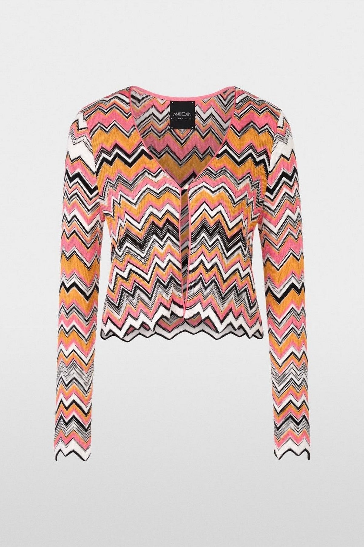 Marc Cain - YC 39.22 M29 | 236 - Gillet zigzagdessin - candy pink