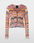 Marc Cain - YC 39.22 M29 | 236 - Gillet Zickzack-Design - Candy Pink