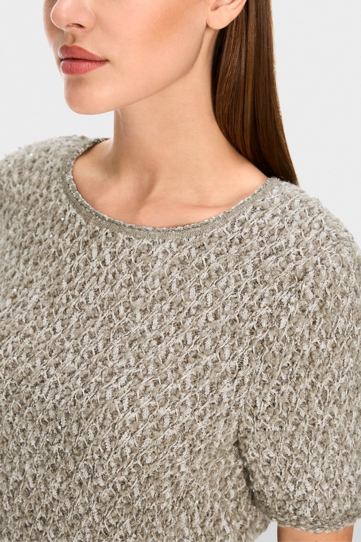 Marc Cain - YC 41.29 M16 | 581 - Pull bouclé - sage powder