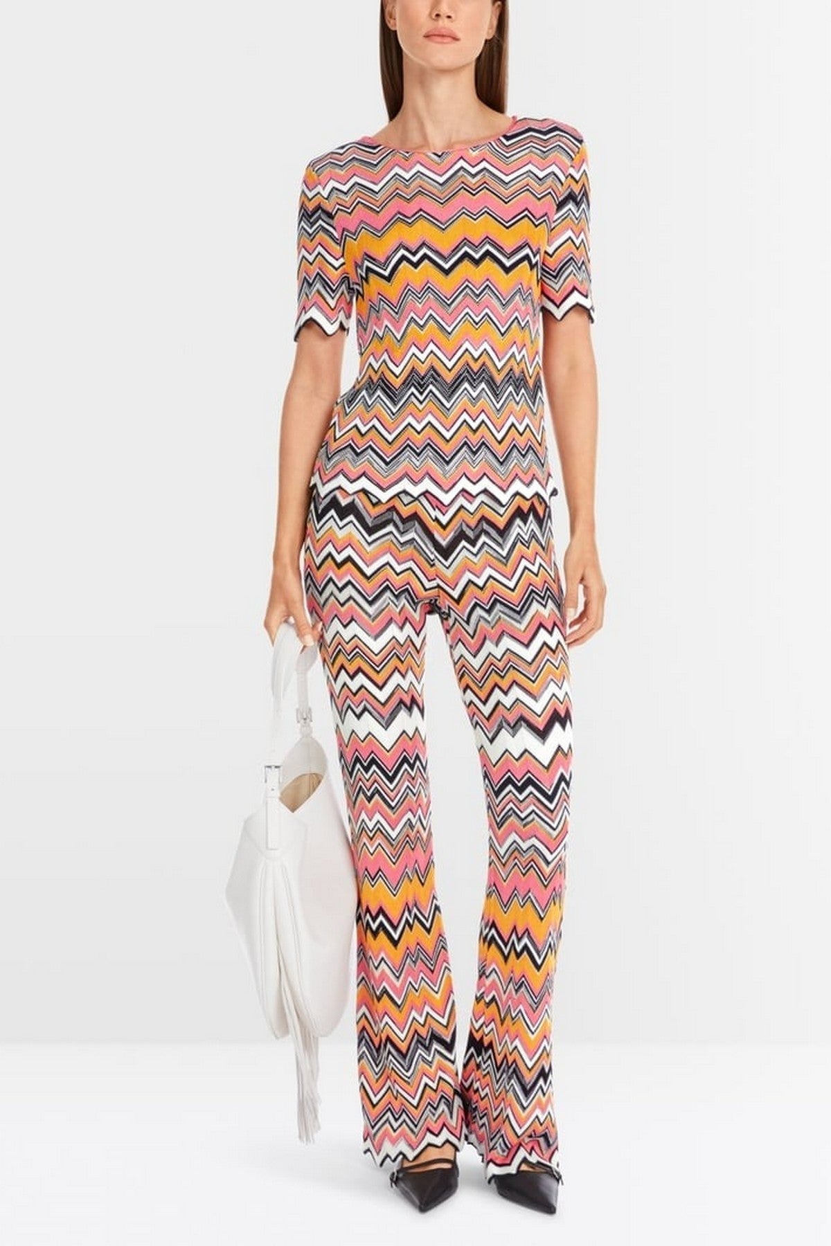 Marc Cain - YC 41.43 M29 | 236 - Truitje zigzag print - candy pink