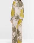Marc Cain - YC 51.01 W12 | 127 - Seidenbluse mit Blumenmuster - deep pearl