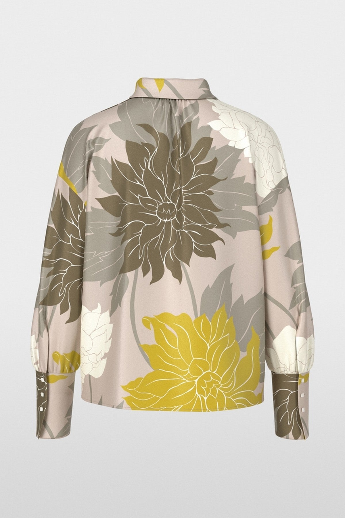 Marc Cain - YC 51.01 W12 | 127 - Bloes zijde bloem- deep pearl