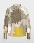 Marc Cain - YC 51.01 W12 | 127 - Seidenbluse mit Blumenmuster - deep pearl