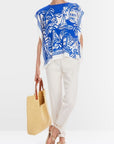Marc Cain - YC 55.24 J67 | 366 - Ärmellose Bluse - enzianblau