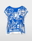 Marc Cain - YC 55.24 J67 | 366 - Ärmellose Bluse - enzianblau