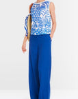 Marc Cain - YC 61.01 M58 | 366 - Top biesjes dessin - gentian blue