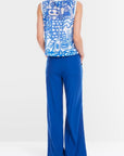 Marc Cain - YC 61.01 M58 | 366 - Top biesjes dessin - gentian blue
