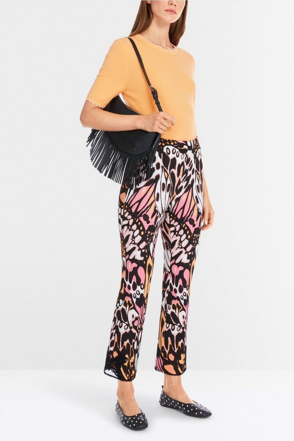 Marc Cain - YC 81.34 J07 | 236 - Broek print - candy pink