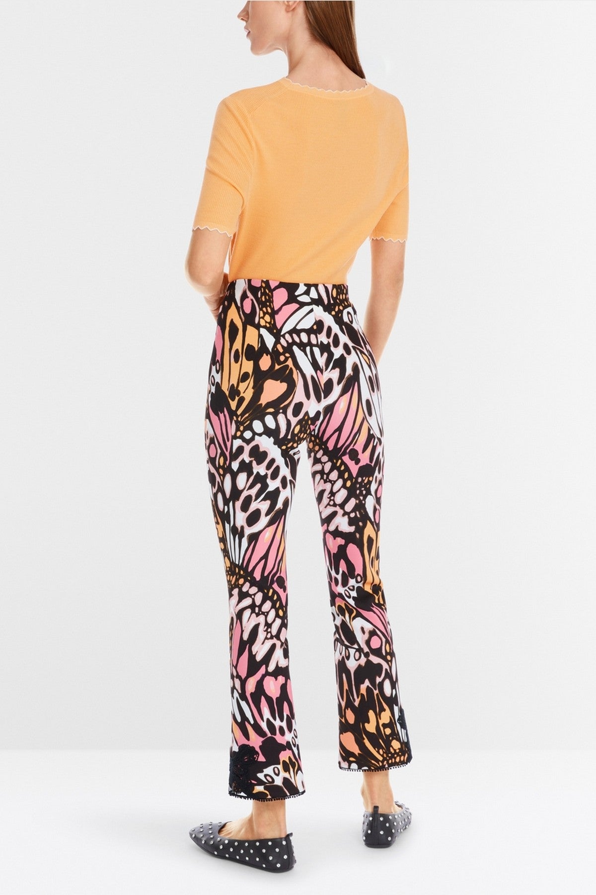 Marc Cain - YC 81.34 J07 | 236 - Broek print - candy pink