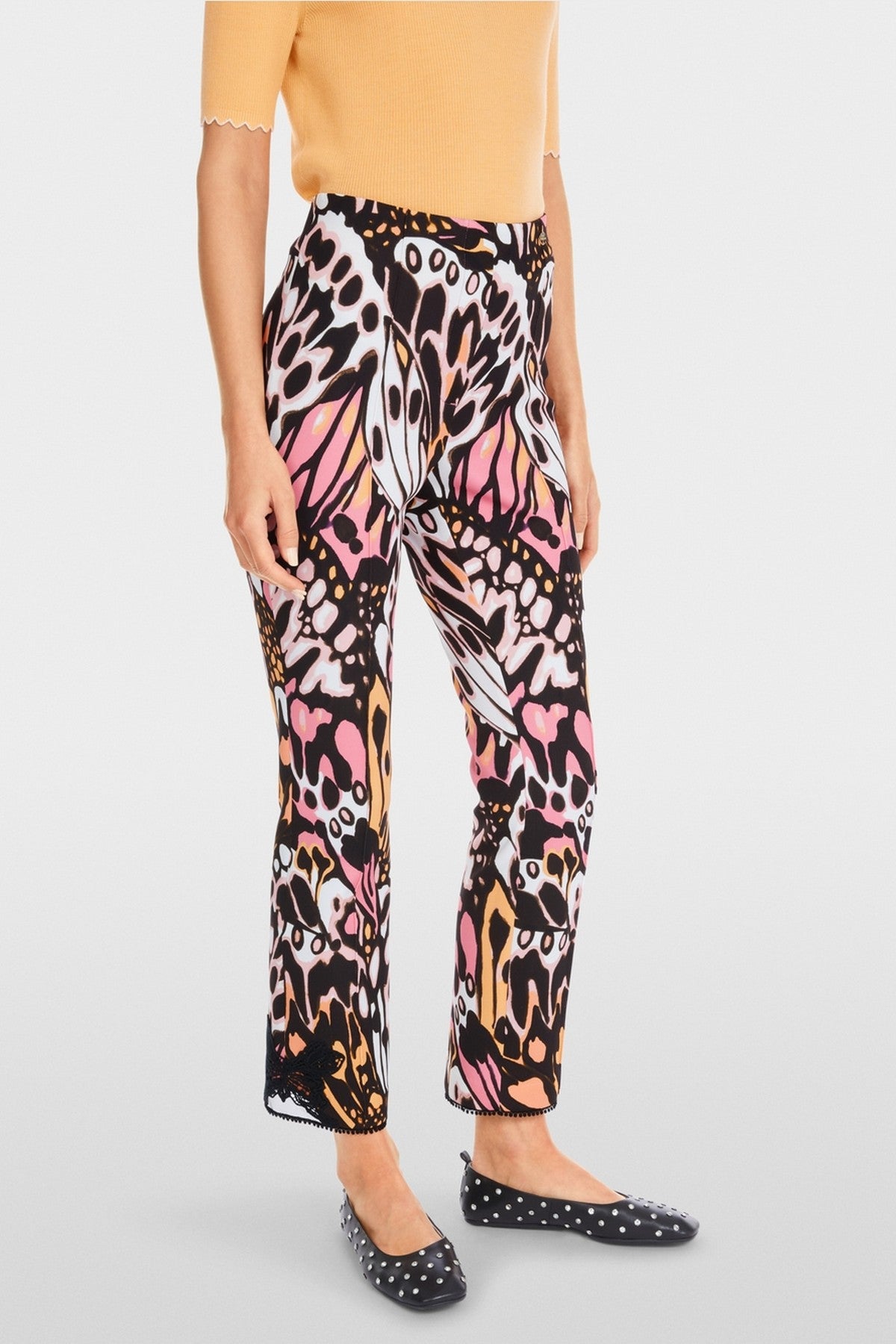 Marc Cain - YC 81.34 J07 | 236 - Broek print - candy pink