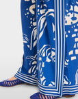 Marc Cain - YC 81.54 J32 | 366 - Hose mit bedruckter Krawatte - Enzianblau