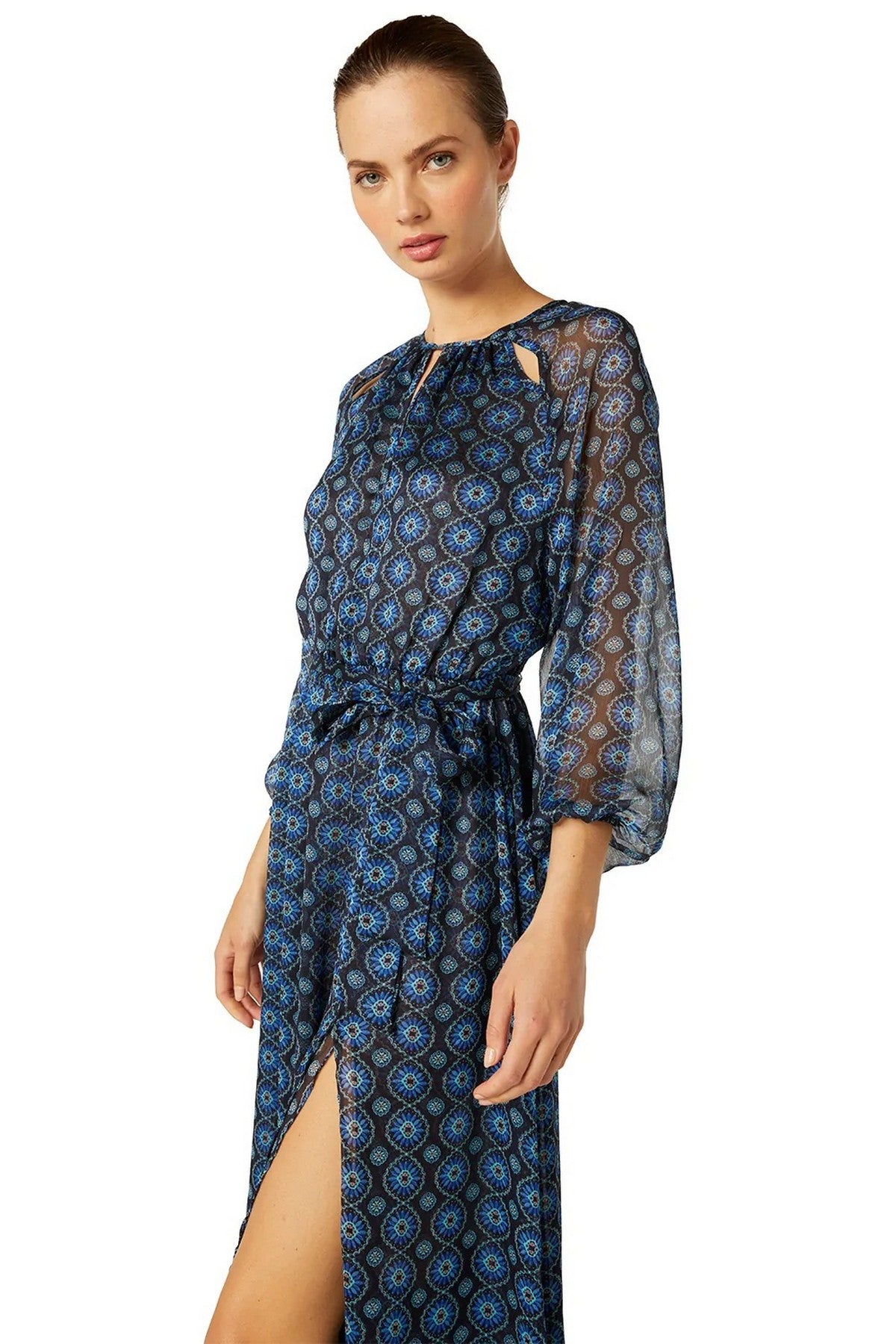 Misa Los Angeles - Leila Dress - Kleed lang - donkerblauw