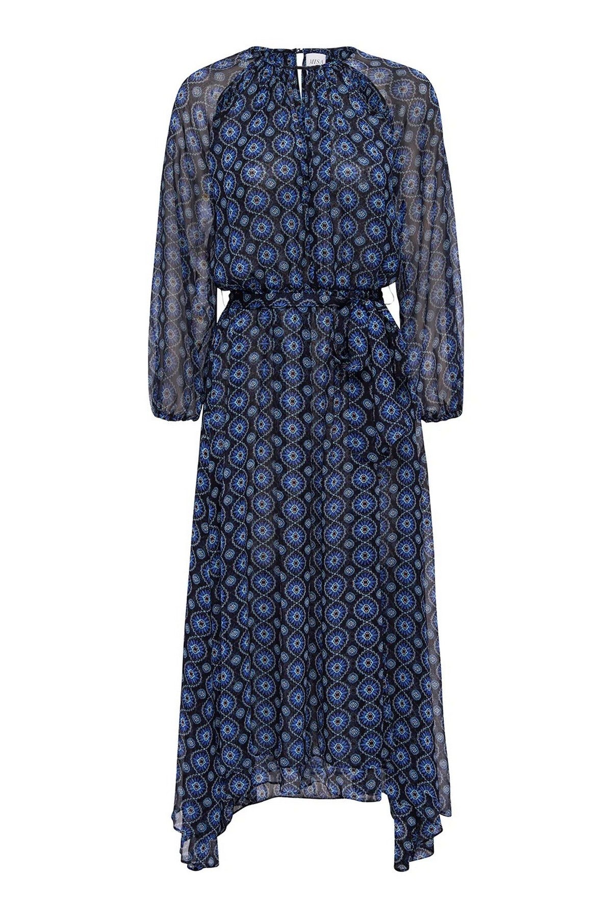 Misa Los Angeles - Leila Dress - Kleed lang - donkerblauw
