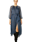 Misa Los Angeles - Leila Dress - Langes Kleid - dunkelblau