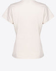 Pinko - Turbato - T-Shirt mit V-Ausschnitt Pinko-Logo