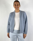 FFC - Open Cardigan Wol-Cashmere - Ciel Lichtblauw - 15042 | 1539