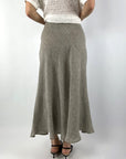 Hemisphere - Linnen Rok Ranni - Taupe