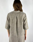 Hemisphere - Linnen Blouse Rinda - Taupe