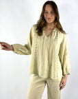 Hemisphere – Leinenbluse Roxi – Sommergelb
