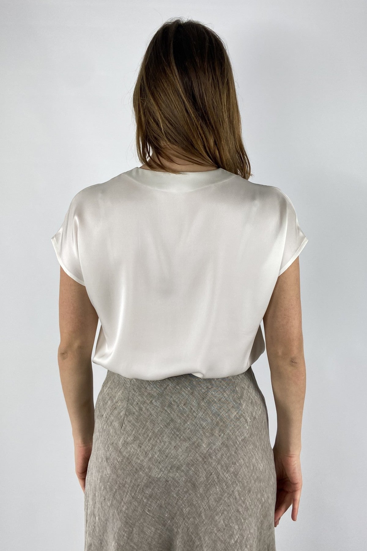 Hemisphere - Zijden Blouse Herdis - Off-white