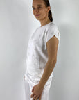 D.Exterior - 62056 | 1 - Pullover mit Blumenmuster - BIANCO