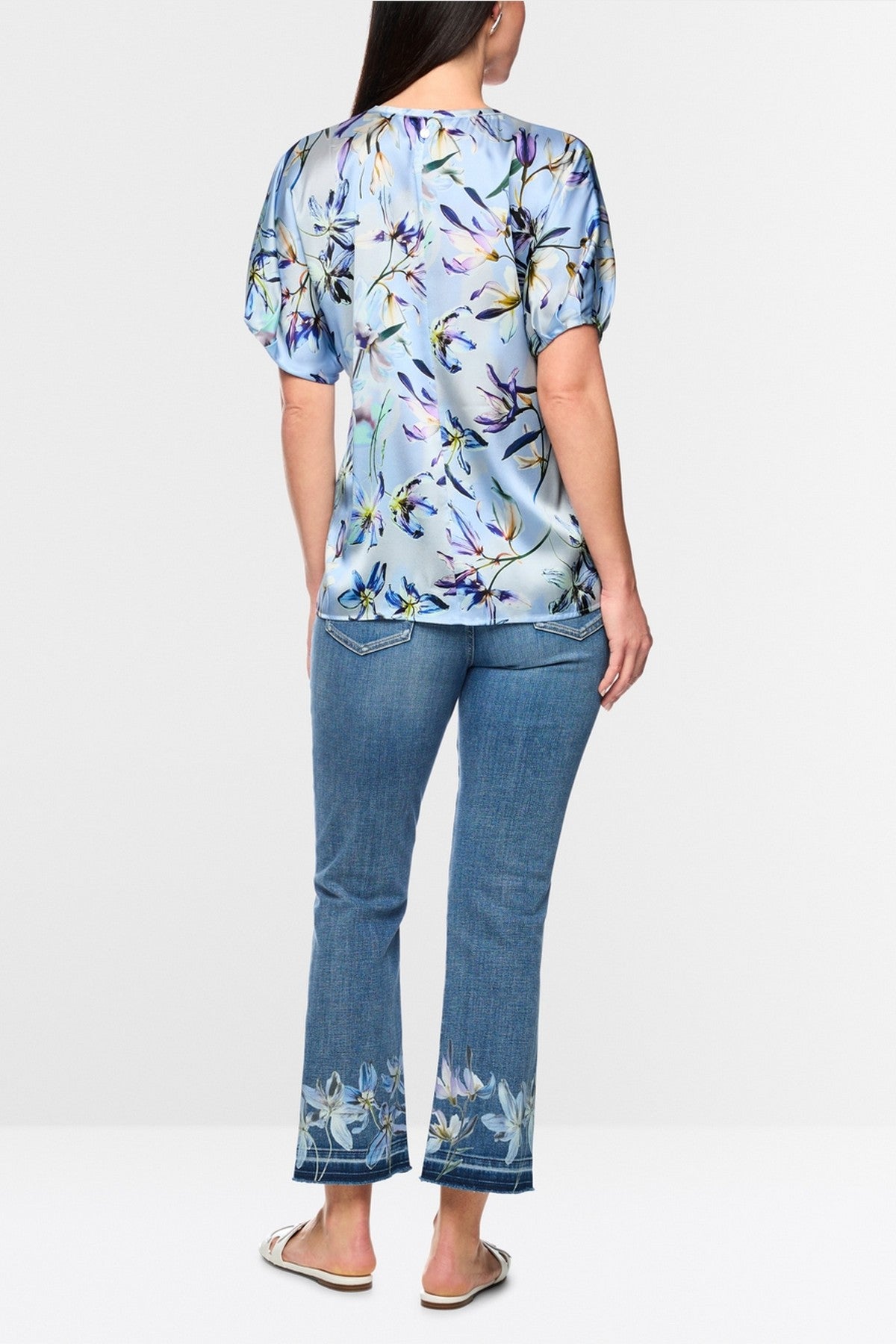 AC 51.36 W36 col 319 Marc Cain shirt van zijde en elastaan achterzijde