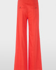 Marc Cain - AC 81.69 W70 | 223 - Hose weit Leinen Viskose - Bright Tomato