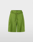 Marc Cain - Kurze Warangal Leinenmischung - Garden Green - AC 83.04 W70