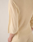 Oscar The Collection - Agnes TOP - Trui met stropmouwen - cream